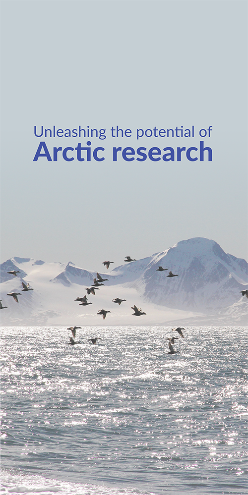 SIOS banner 'Unleashing the potential of Arctic research